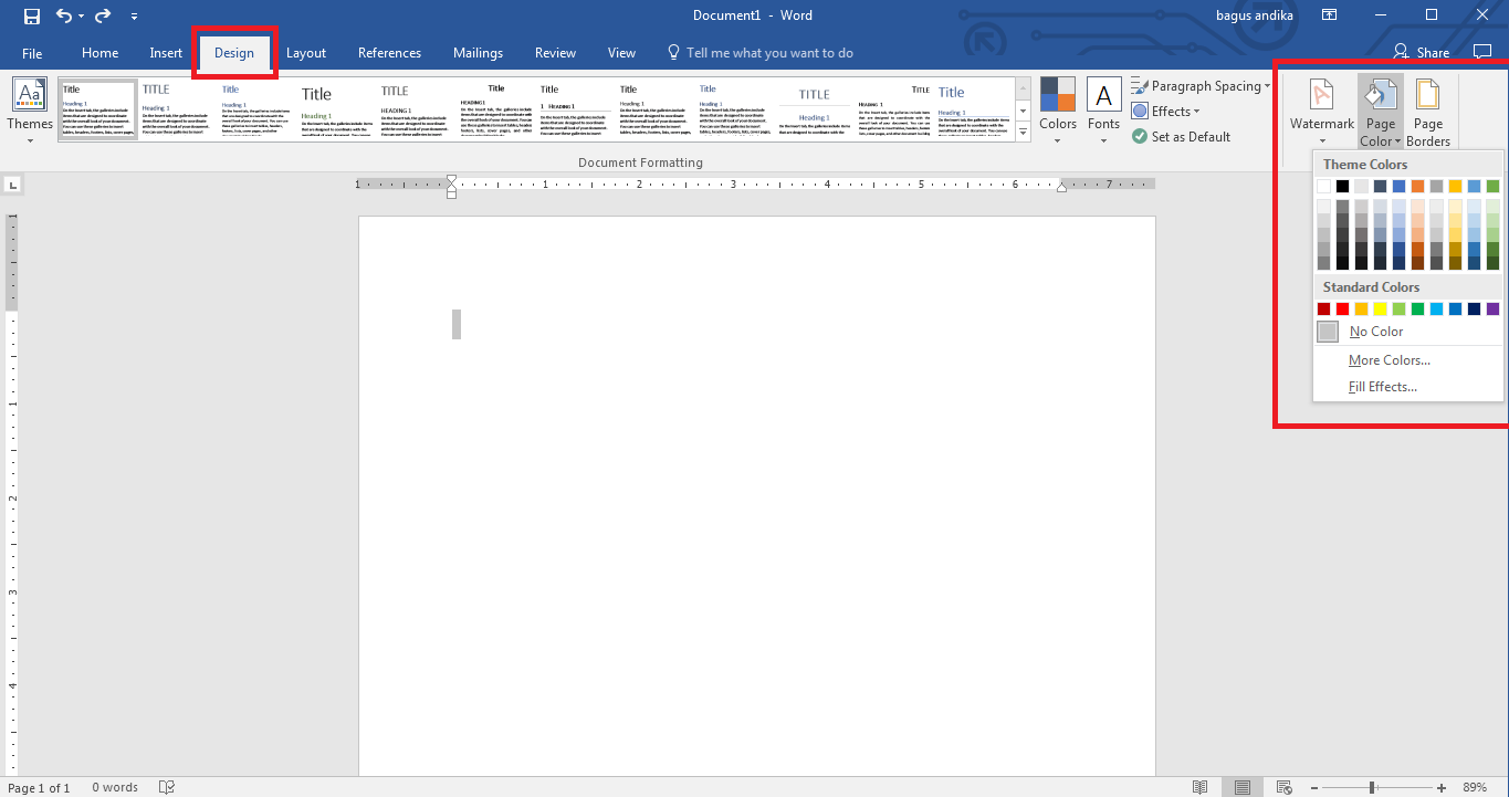 Cara Mengubah Warna Background Lembar Kerja Pada Ms Word Bagus D My Cara Mengubah Warna Background Lembar Kerja Pada Ms Word Bagus D My