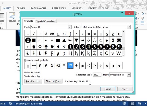 Cara Menggunakan atau Memasukan Simbol di Word 2013 WinPoin Cara Menggunakan atau Memasukan Simbol di Word 2013 WinPoin