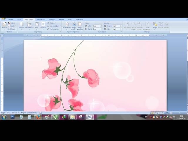 Cara Cepat Membuat Background di Microsoft Word