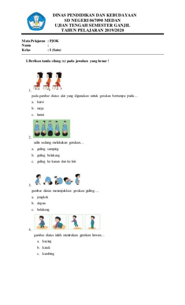 Jangan Sampai Ketinggalan! Download Soal PJOK Kelas 3 Semester 2 Kurikulum 2013 Versi Bimbel Brilian