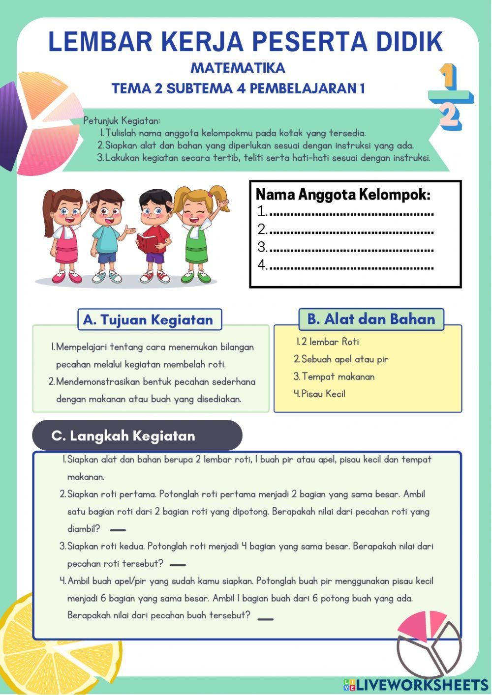 Asah Kemampuanmu Latihan Soal Seru Kelas 3 Tema 2 Subtema 2 3