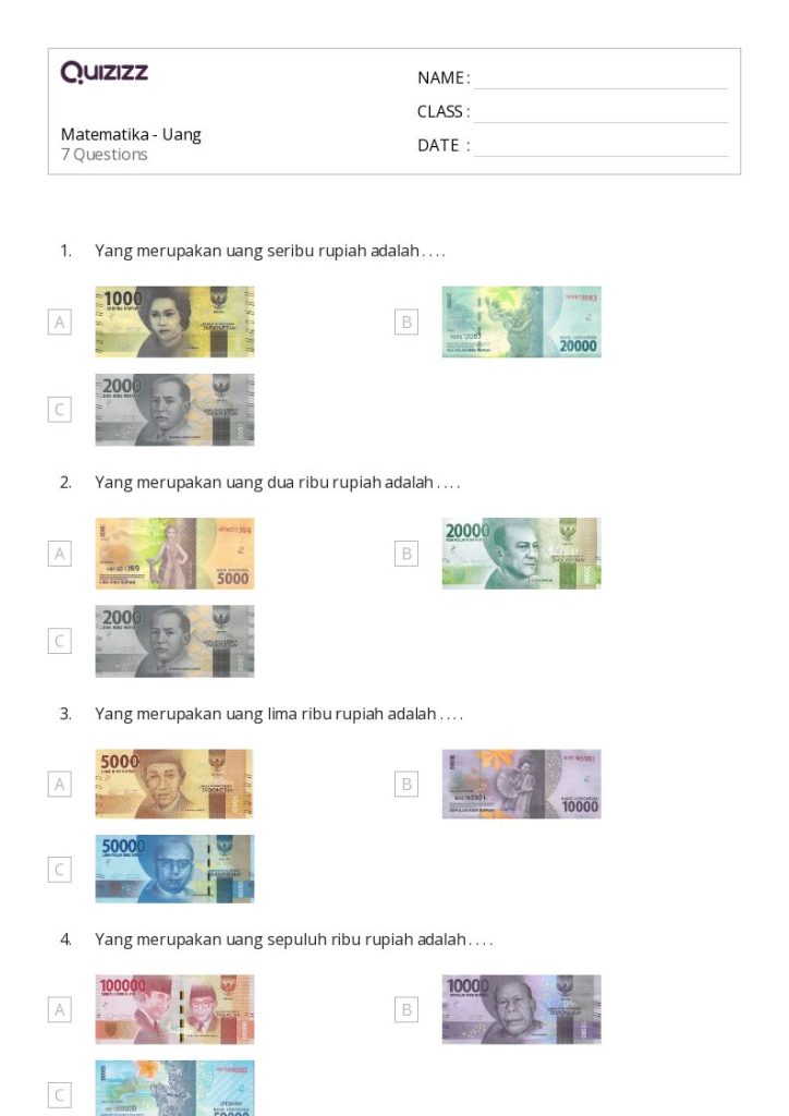 3 Contoh Soal IPS untuk Kelas 3 SD tentang Uang yang Wajib Diketahui Siswa