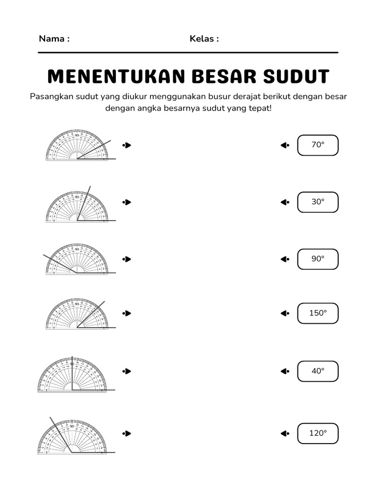 5 Contoh Soal Jenis dan Besar Sudut Kelas 3 SD yang Wajib Dikuasai Siswa