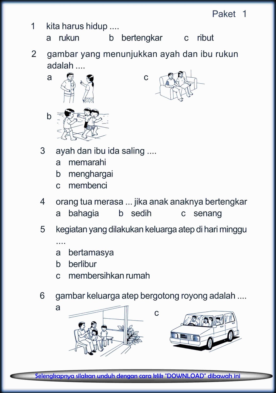 Soal Pkn Kelas 1 Sd Semester 1 Kurikulum 2013 Dalchaebi Soal Pkn Kelas 1 Sd Semester 1 Kurikulum 2013 Dalchaebi