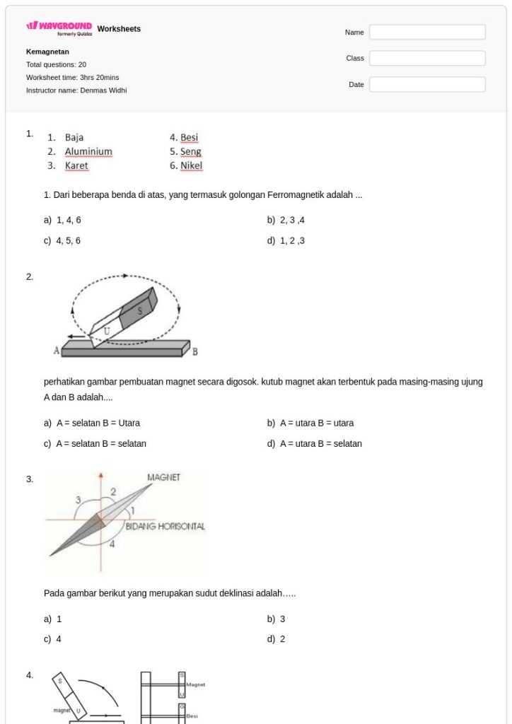 7 Contoh Soal Jawab Materi Kemagnetan Kelas 3 SMP Bentuk Essay yang Wajib Dikuasai