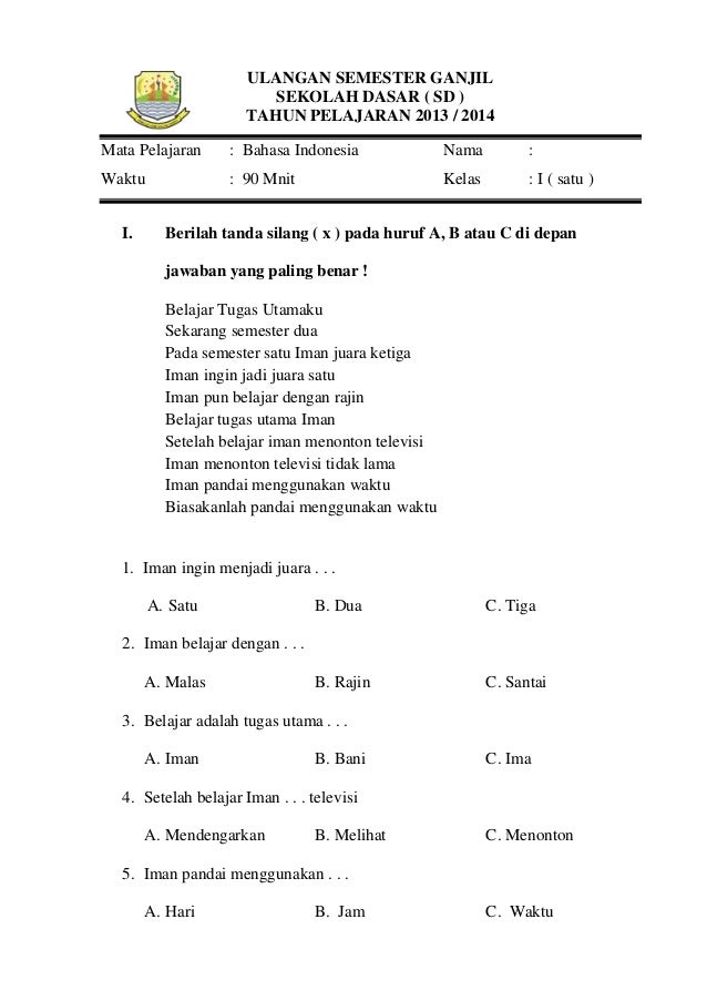 7 Soal Bahasa Indonesia Kelas 9 Semester 1 yang Wajib Kamu Kuasai di Tahun 2026
