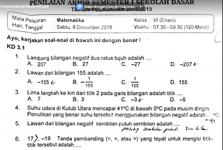 7 Tips Terbukti Memahami Contoh Soal UAS Kelas 4 Semester 1 Kurikulum 2013 2026