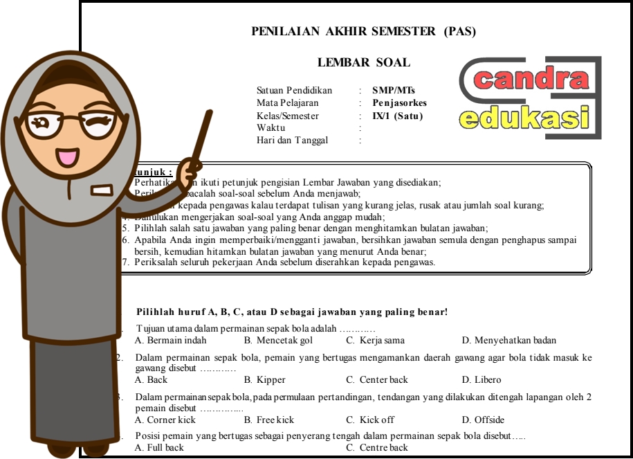 Terbukti! 5 Contoh Soal UAS Kelas 9 Semester 1 Beserta Kunci Jawaban Wajib Kamu Kuasai