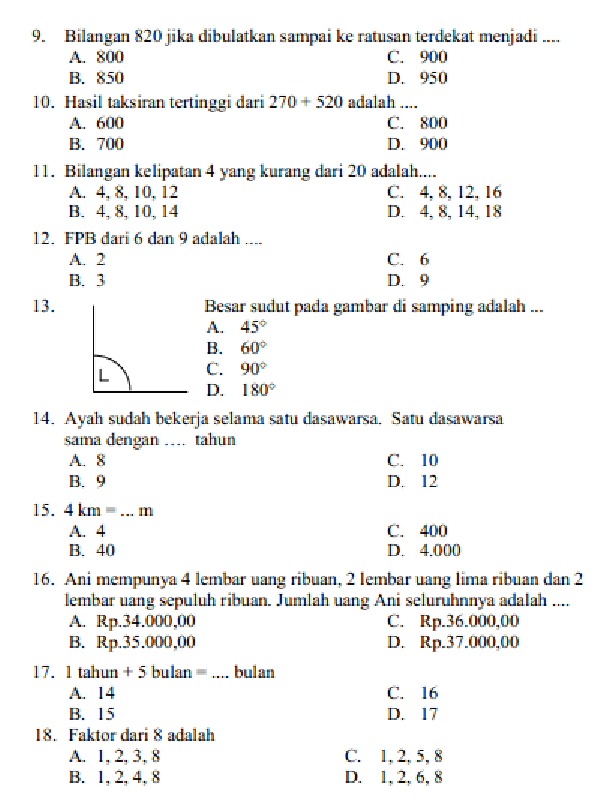 Terbukti! 7 Contoh Soal UTS Tema 5 Kelas 4 dan Kunci Jawaban yang Membantu Siswa Lulus