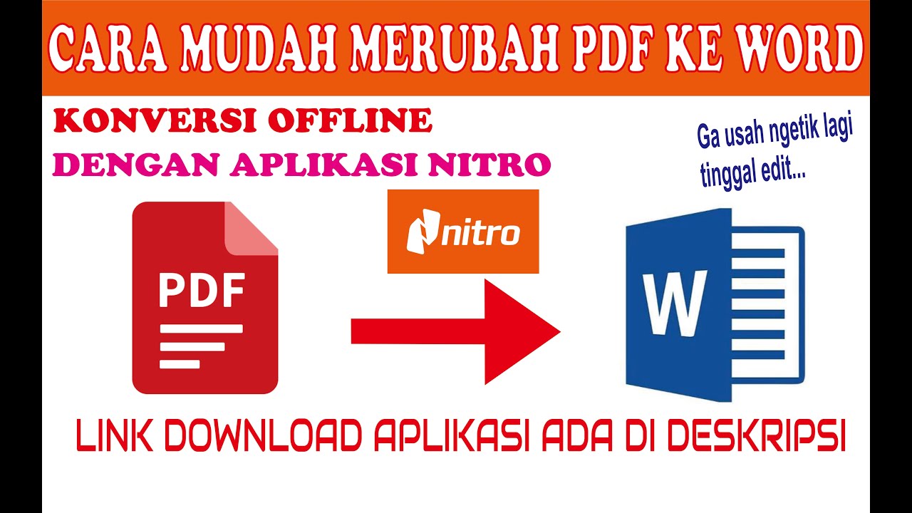 Ubah File PDF ke Word Offline di 2026: 7 Cara Terbukti Tanpa Internet yang Wajib Kamu Coba