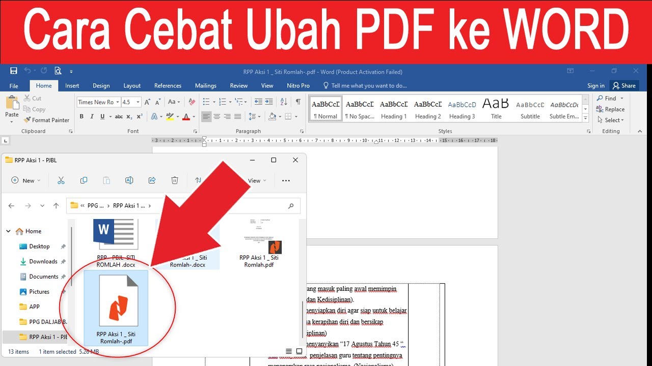 Ubah File PDF ke Words Office dengan Mudah, Ternyata Ini 5 Langkah yang Jarang Diketahui