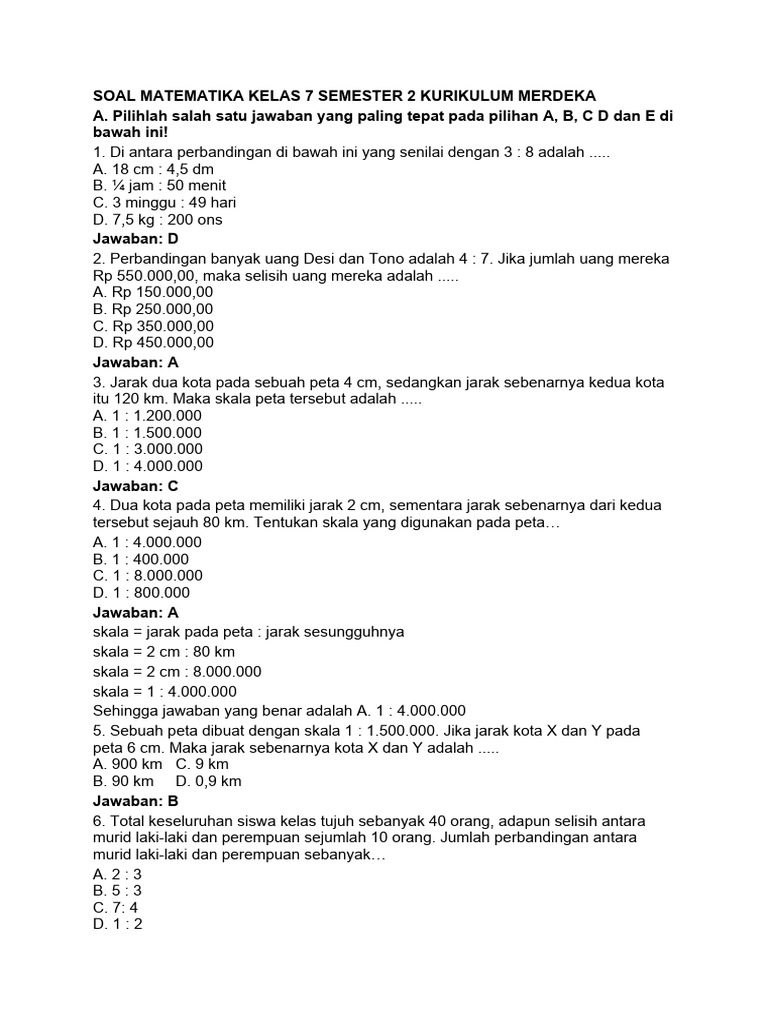 Terbukti 5 Strategi Kuasai contoh soal dan penjelasan matematika smp kelas 7 semester 2 Terbukti 5 Strategi Kuasai contoh soal dan penjelasan matematika smp kelas 7 semester 2