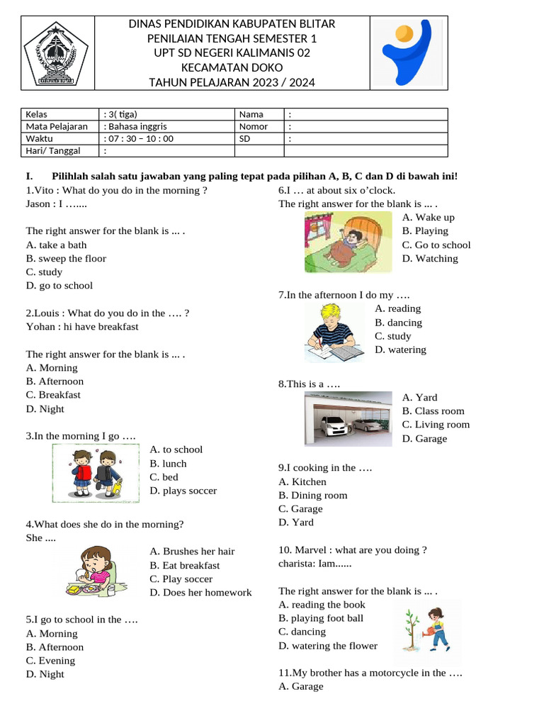 Rahasia Lulus Nilai Sempurna dengan Kumpulan soal tes bahasa inggris kelas 3 sd Terbaru Rahasia Lulus Nilai Sempurna dengan Kumpulan soal tes bahasa inggris kelas 3 sd Terbaru