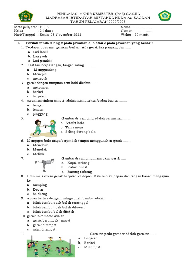 Rahasia Sukses Belajar Lewat Latihan Soal PJOK Kelas 2 Semester 1 Agar Nilai Sempurna Rahasia Sukses Belajar Lewat Latihan Soal PJOK Kelas 2 Semester 1 Agar Nilai Sempurna